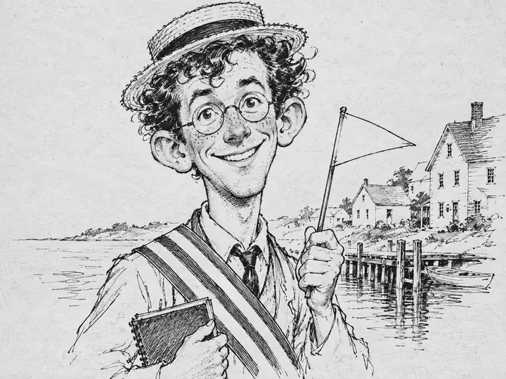 Retrato de Ingolf Grimstadius, desenhado